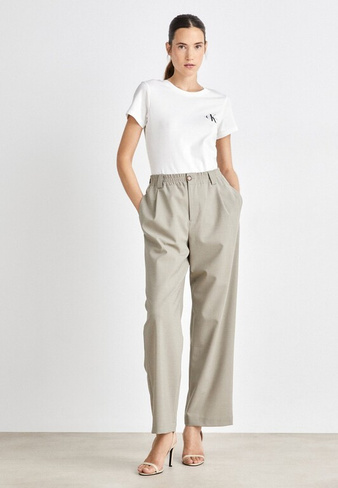 Базовая футболка MONOLOGUE SLIM TEE 2 PACK Calvin Klein Jeans, теплый песочный/ярко-белый