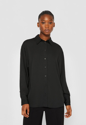 Рубашка RECYCLED RELAXED SHIRT Calvin Klein, черный