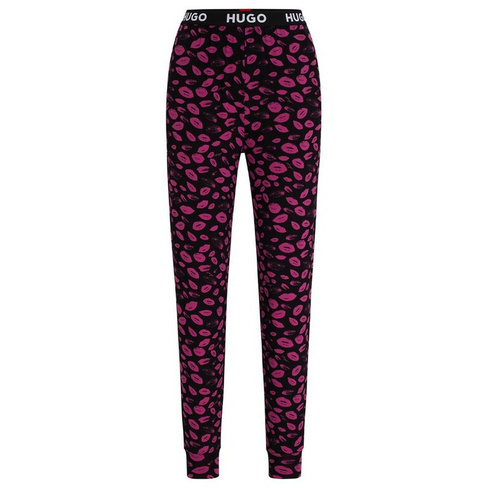 Пижамные брюки HUGO Unite Printed 10247048, розовый