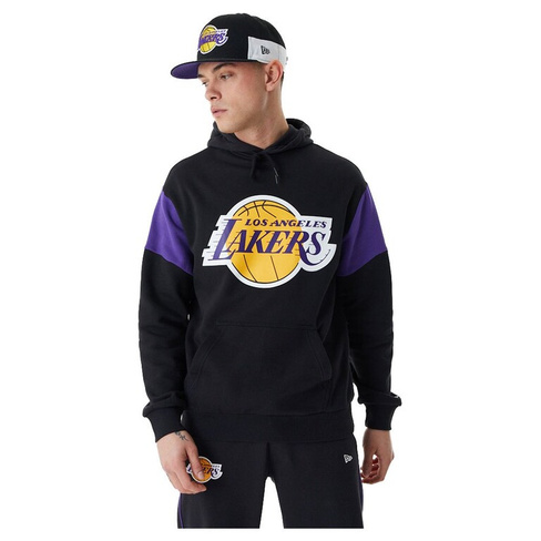 Худи New Era Los Angeles Lakers NBA Color Insert, черный