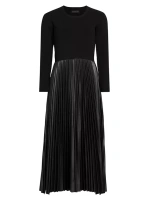 Платье-свитер Amalia, смешанная техника Elie Tahari, цвет noir