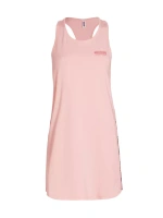 Мини-платье с логотипом Moschino, розовый