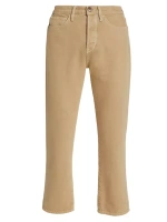 Укороченные прямые джинсы Austin с высокой посадкой 3X1, цвет humana sand