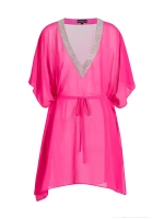 Платье-прикрытие Bria с кристаллами Generation Love, цвет hot pink clear