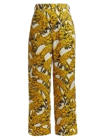 Прямые брюки с принтом «Гепарды» Az Factory, желтый