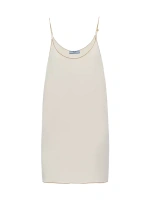 Мини-платье Сабле Prada, бежевый