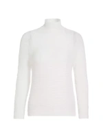Блузка с длинными рукавами и шерстяными складками Issey Miyake, белый