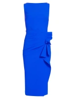 Платье-футляр Tradrum со сборками Chiara Boni La Petite Robe, синий