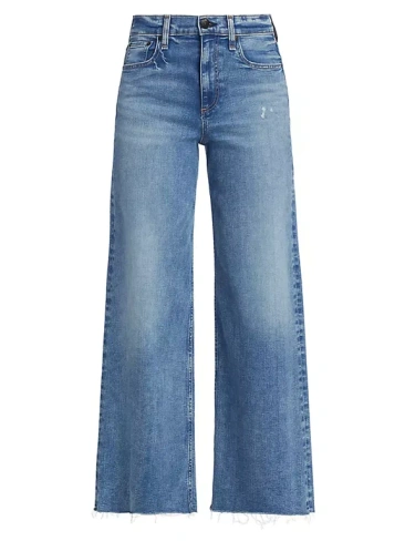 Укороченные джинсы Sofie с широкими штанинами Rag & Bone, цвет monterosso