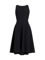 Расклешенное платье миди без рукавов Acia Chiara Boni La Petite Robe, черный