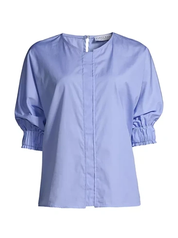 Хлопковая блузка Gilida с пышными рукавами Harshman, цвет sky blue