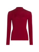 Пуловер из мериносовой шерсти Elie Tahari, красный