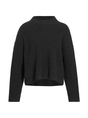 Шерстяной свитер Idesia Nili Lotan, цвет dark charcoal melange
