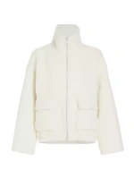 Куртка Kim из шерпы на молнии Lamarque, цвет off white