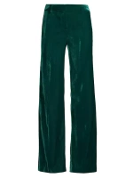 Мятые бархатные брюки Tyson Ungaro, цвет jade