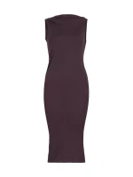 Платье-футляр Eva из джерси Rick Owens, фиолетовый
