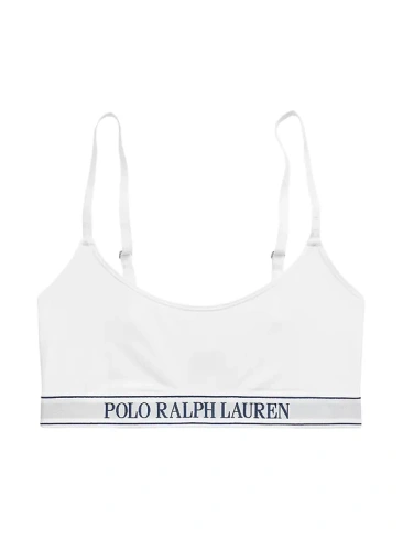 Бюстгальтер без косточек Essentials Polo Ralph Lauren, цвет white cloud
