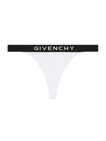 Трусики из био-джерси с подписью 4G Givenchy, белый
