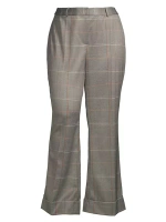 Клетчатые брюки Bianca Gabriella Rossetti, цвет herringbone plaid