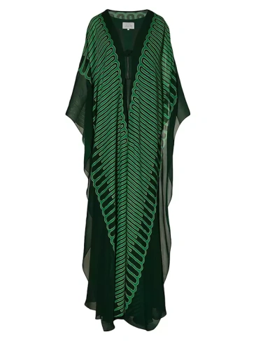 Платье-туника Tejiendo El Tropico Johanna Ortiz, цвет military green jade