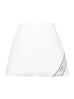 Мини-юбка из хлопка с подкладкой Prada, белый