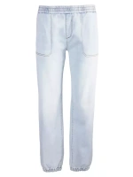 Янтарные джинсы-джоггеры Ser.O.Ya, цвет skylight