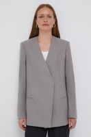 Шерстяная куртка Calvin Klein, серый