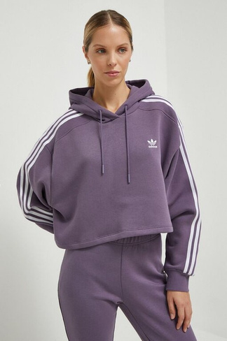 Толстовка adidas Originals, фиолетовый