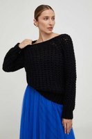Шерстяной свитер Answear Lab, черный