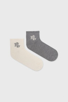 Шелковые носки Lauren Ralph Lauren, серый